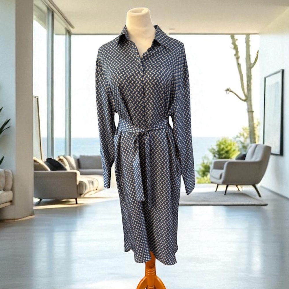 SEVENTY VENEZIA SILK DRESS SIZE 48